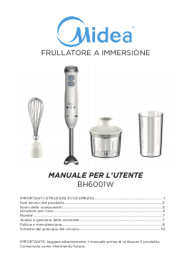 Manuale Midea BH6001W Frullatore a mano