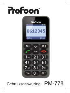 Handleiding Profoon PM-778 Mobiele telefoon