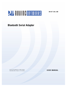 Handleiding Roving Networks RN-BT-SRL-UM Bluetooth adapter