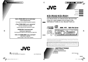 Handleiding JVC KD-R332 Autoradio