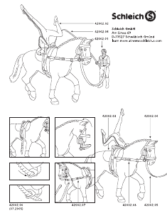 Manual de uso Schleich set 42002 World of Nature Set de equitación para volteo