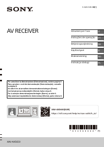 Manuale Sony XAV-AX5650 Autoradio