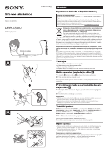 Priručnik Sony MDR-AS20J Slušalica