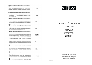 Használati útmutató Zanussi ZFC 231 Fagyasztó