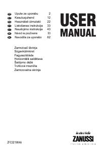 Rokasgrāmata Zanussi ZFC 321 WAA Saldētava