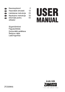Manual Zanussi ZFC 350 WAA Congelator