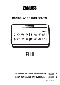 Manual Zanussi ZFC 40 JC Congelador
