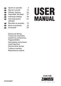 Посібник Zanussi ZFC 623 WAP Морозильна камера