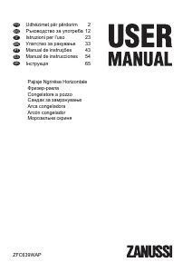 Manuale Zanussi ZFC 639 WAP Congelatore