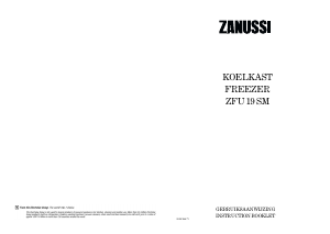 Manual Zanussi ZFU 19 SM Freezer