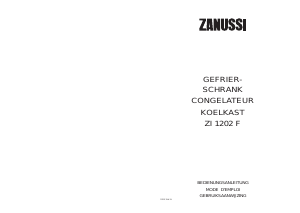 Bedienungsanleitung Zanussi ZI 1202 F Gefrierschrank