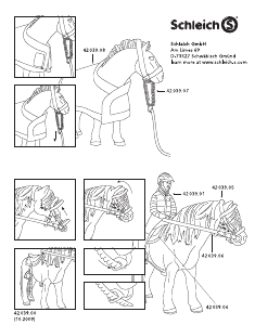 Brugsanvisning Schleich set 42039 World of Nature Ponyridesæt