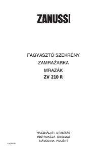 Használati útmutató Zanussi ZV 210 R Fagyasztó