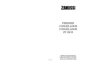 Manual Zanussi ZV 210 R Congelador