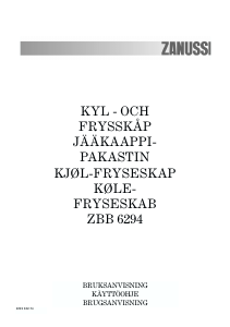 Bruksanvisning Zanussi ZBB6294 Kyl-frys