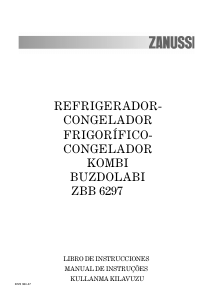 Manual de uso Zanussi ZBB6297 Frigorífico combinado