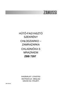 Használati útmutató Zanussi ZBB7297 Hűtő és fagyasztó