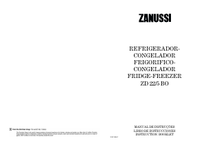 Handleiding Zanussi ZD22/5BO Koel-vries combinatie