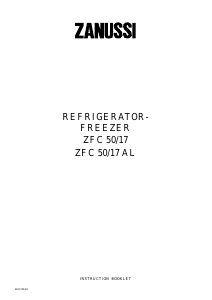 Manual Zanussi ZFC50/17 Fridge-Freezer