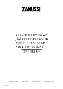 Bruksanvisning Zanussi ZFK21/9M Kjøle-fryseskap
