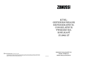 Mode d’emploi Zanussi ZI2002/2T Réfrigérateur combiné