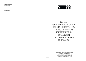Mode d’emploi Zanussi ZI3104RV Réfrigérateur combiné