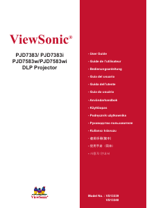 Kullanım kılavuzu ViewSonic PJD7383 Projektör