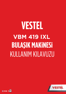 Kullanım kılavuzu Vestel VBM 419 IXL Bulaşık makinesi