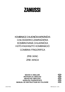 Návod Zanussi ZRB34NC8 Chladnička s mrazničkou