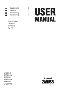 Bruksanvisning Zanussi ZRB940PW Kyl-frys