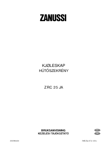 Használati útmutató Zanussi ZRD27JA Hűtő és fagyasztó