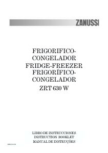 Manual Zanussi ZRT630W Frigorífico combinado