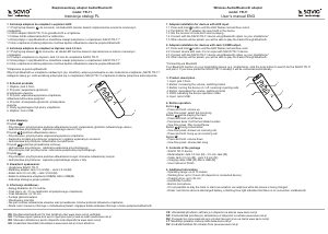Instrukcja Savio TR-11 Adapter bluetooth