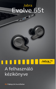 Használati útmutató Jabra Evolve 65t Mikrofonos fejhallgató