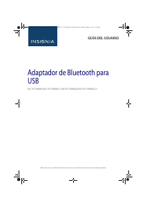 Manual de uso Insignia NS-PCY5BMA Adaptador bluetooth