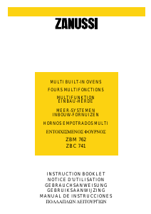 Bedienungsanleitung Zanussi ZBM762X Backofen