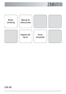 Manual de uso Zanussi ZOB382W Horno