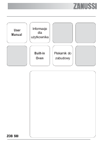 Instrukcja Zanussi ZOB580N Piekarnik
