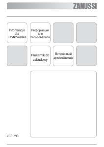 Instrukcja Zanussi ZOB593AQ Piekarnik