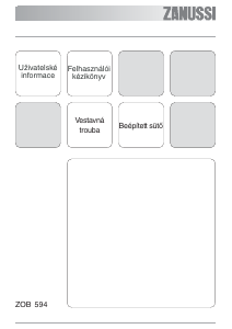 Manuál Zanussi ZOB594AQ Trouba