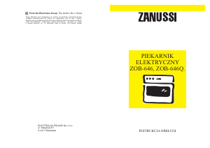 Instrukcja Zanussi ZOB646X Piekarnik