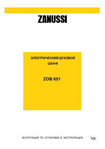 Hướng dẫn sử dụng Zanussi ZOB651CG Lò nướng