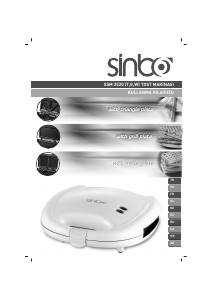 Manual de uso Sinbo SSM 2520 Grill de contacto