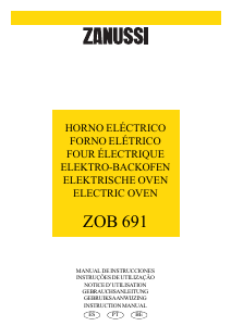 Bedienungsanleitung Zanussi ZOB691N Backofen