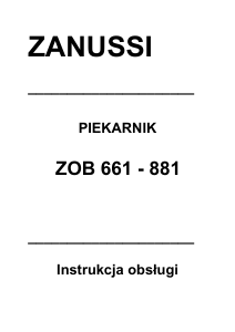 Instrukcja Zanussi ZOB881QA Piekarnik