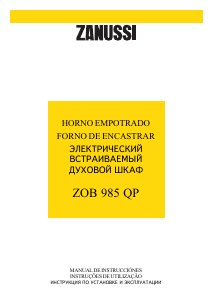 Mode d’emploi Zanussi ZOB985QPX Four