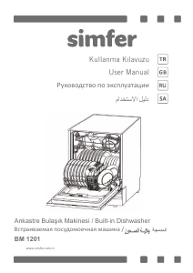 Kullanım kılavuzu Simfer BM 1201 Bulaşık makinesi