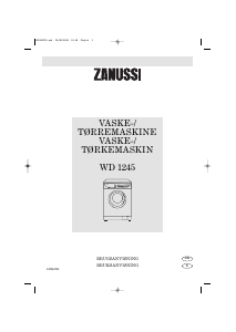 Bruksanvisning Zanussi WD1245 Kombimaskin vask-tørk