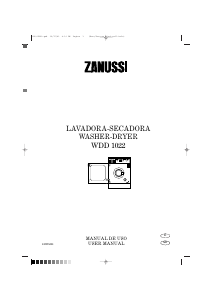 Manual de uso Zanussi WDD1022 Lavasecadora