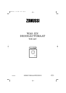 Handleiding Zanussi WJE1207 Was-droog combinatie